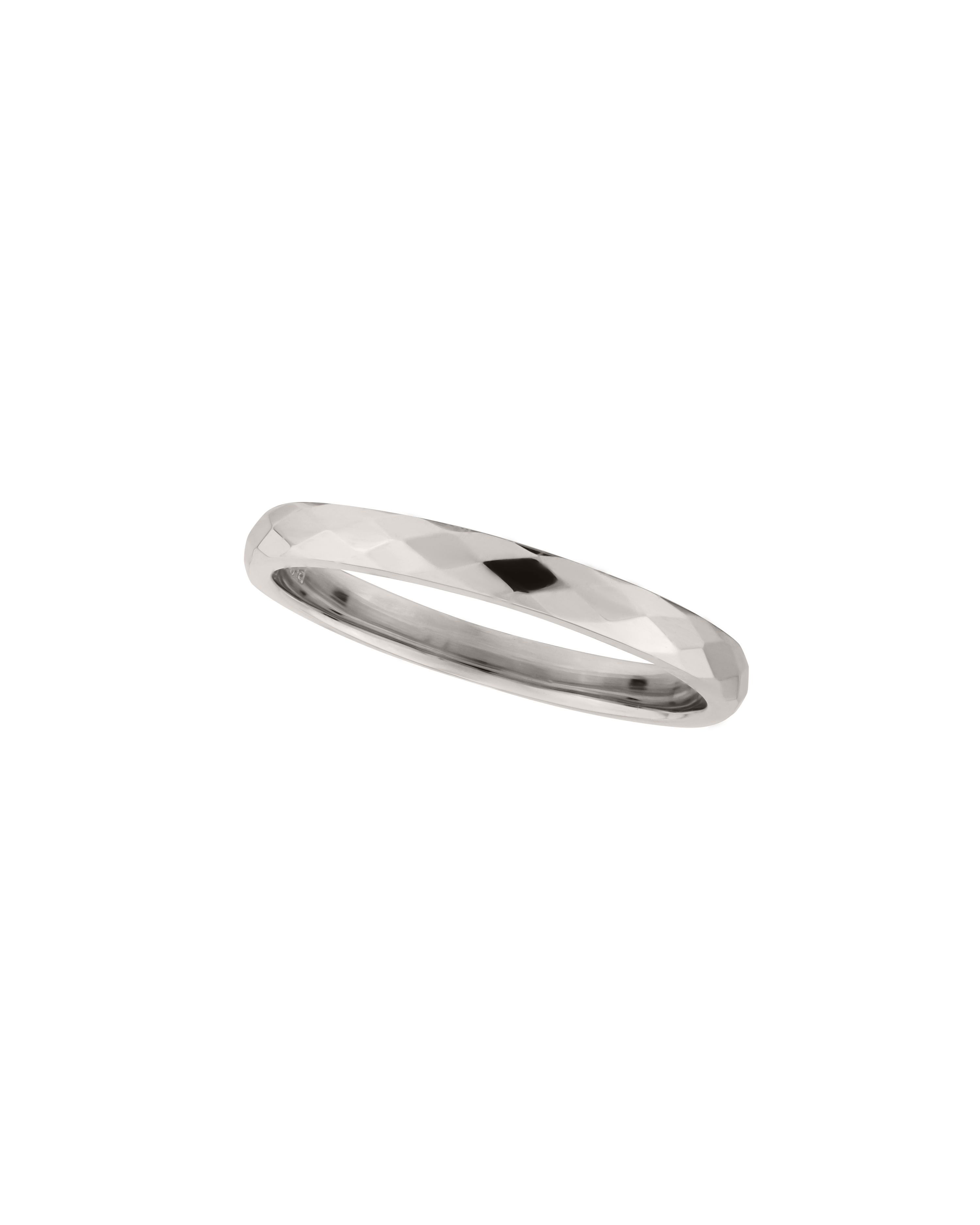 Textured Platinum Ring