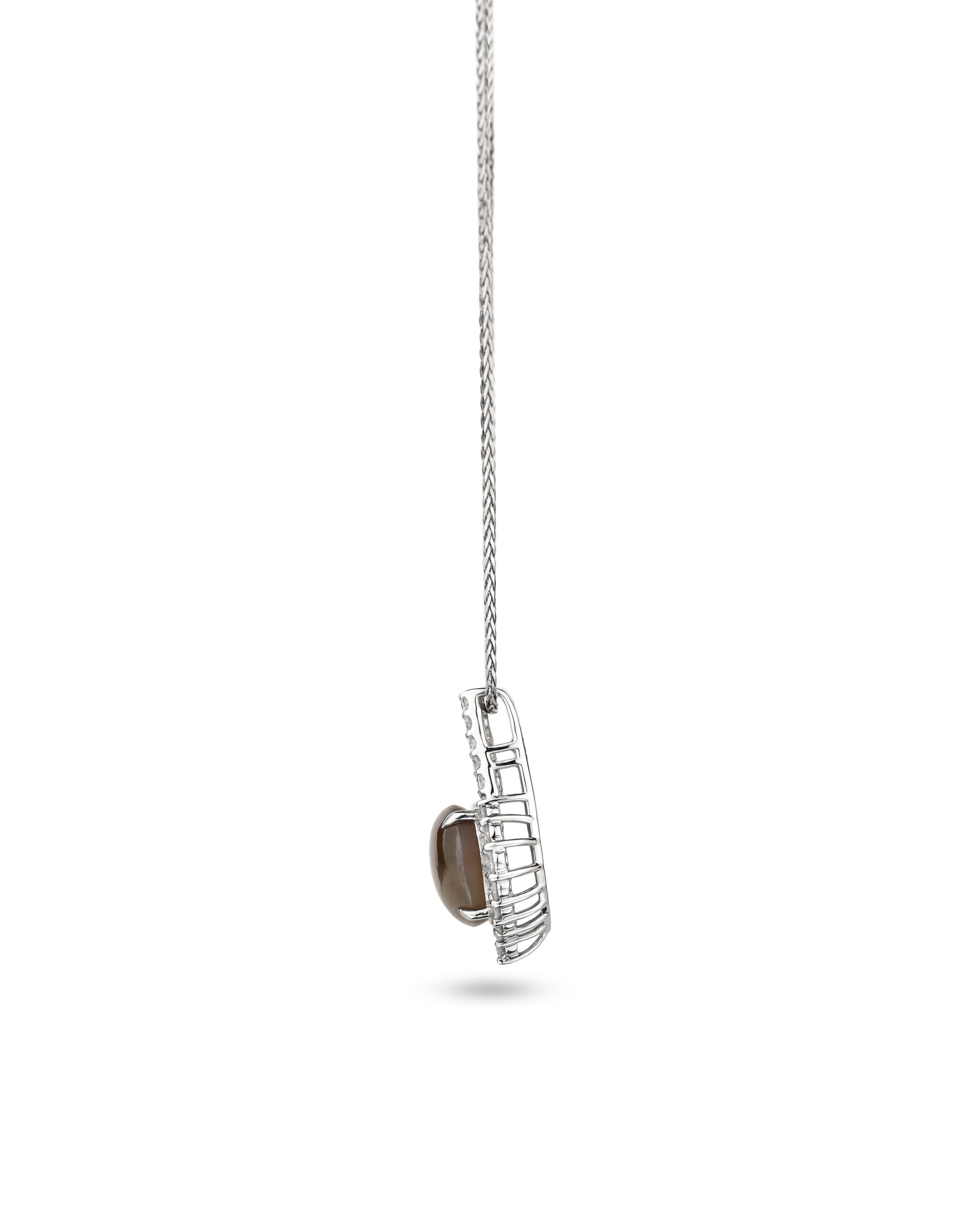 Cat's Eye Pendant With Premium Platinum 950