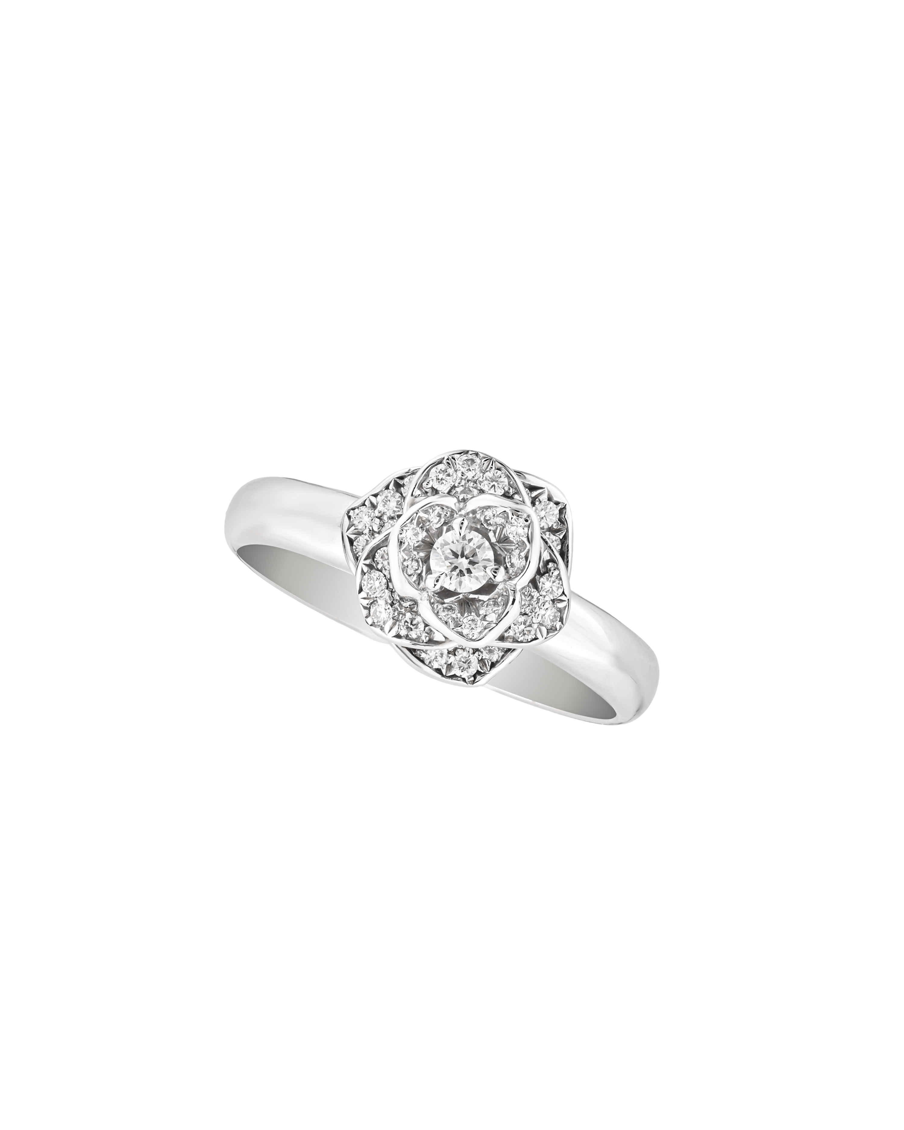 0.33 ct Rose Cut Diamond Ring