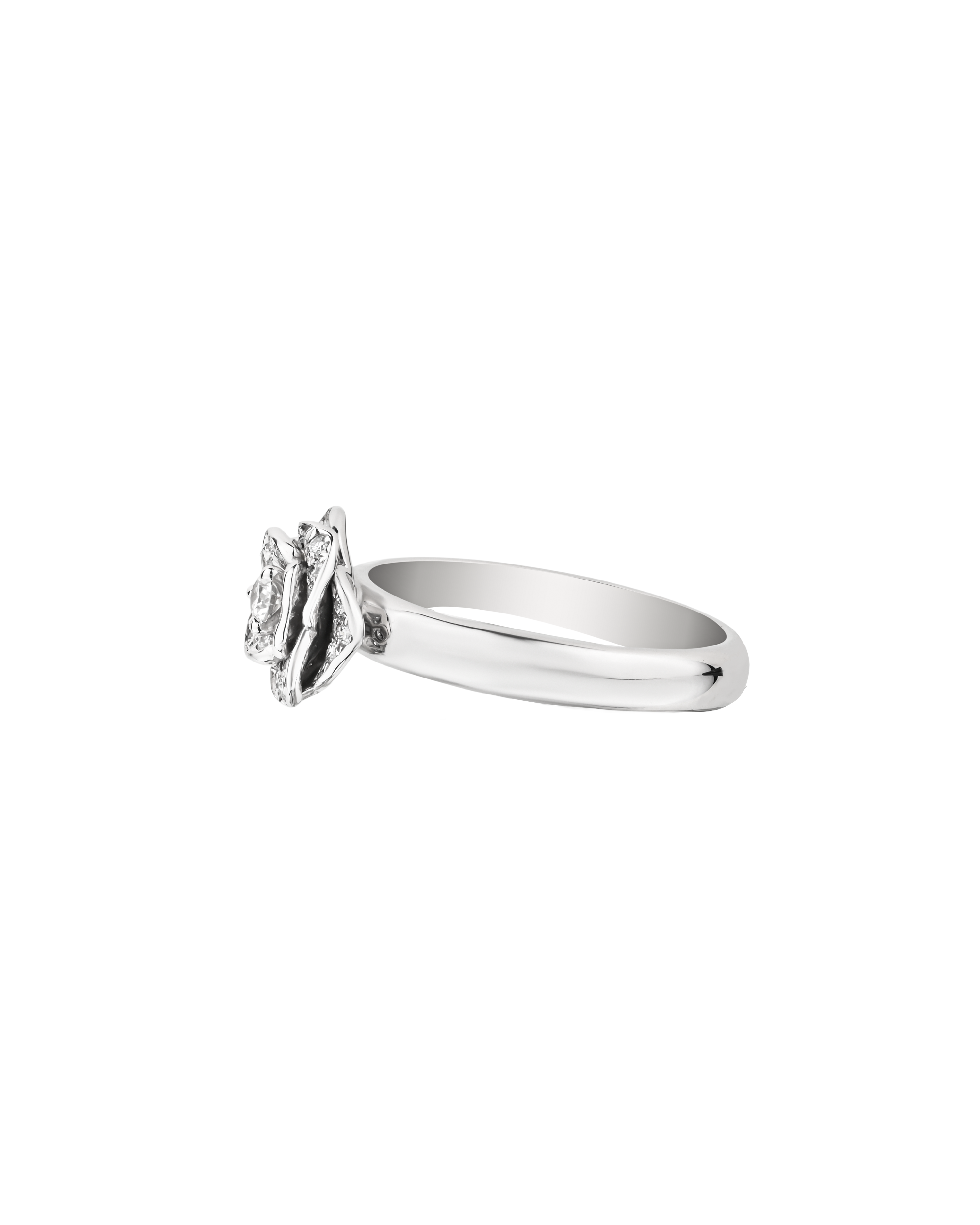 0.33 ct Rose Cut Diamond Ring