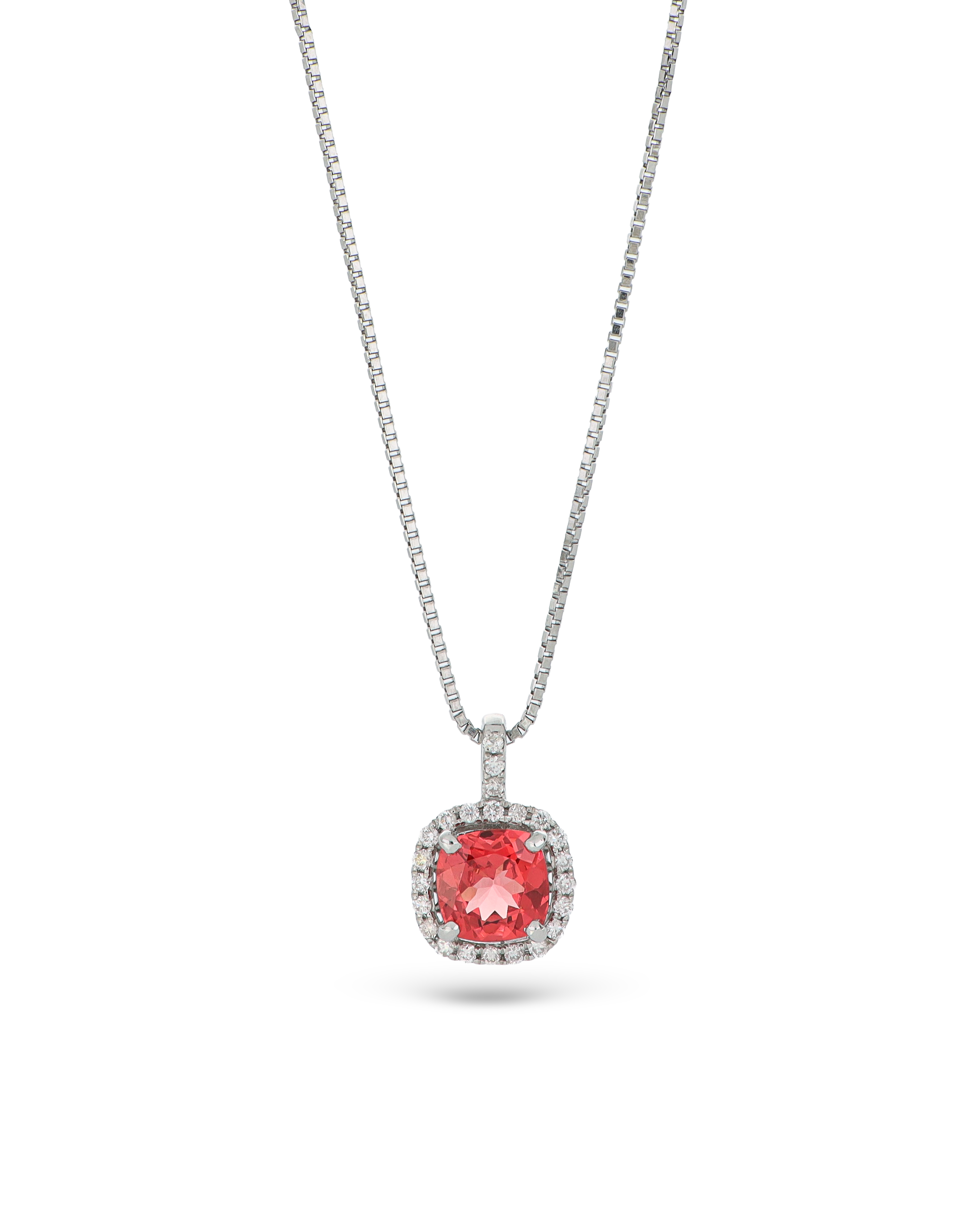 Spinel Stone Exclusive Pendant In Cushion Cut For Women