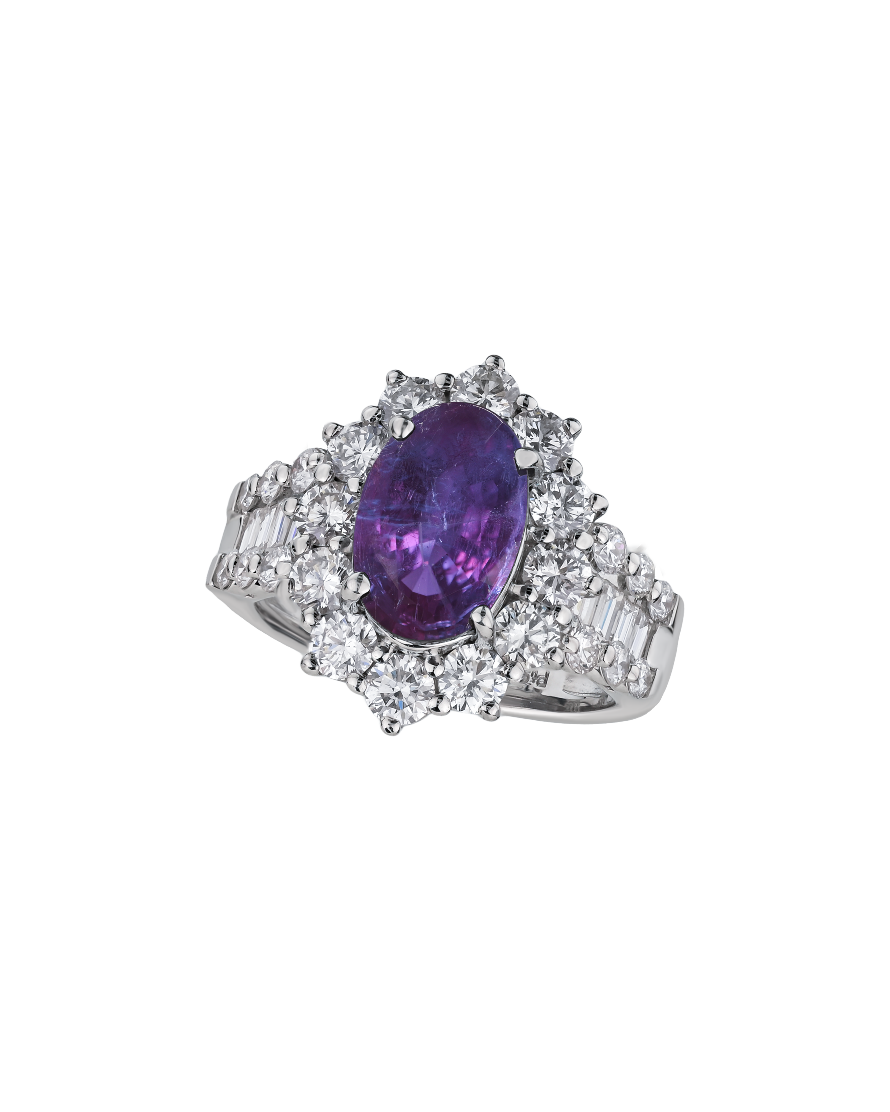 3.78 ct. Certified Alexandrite Ring