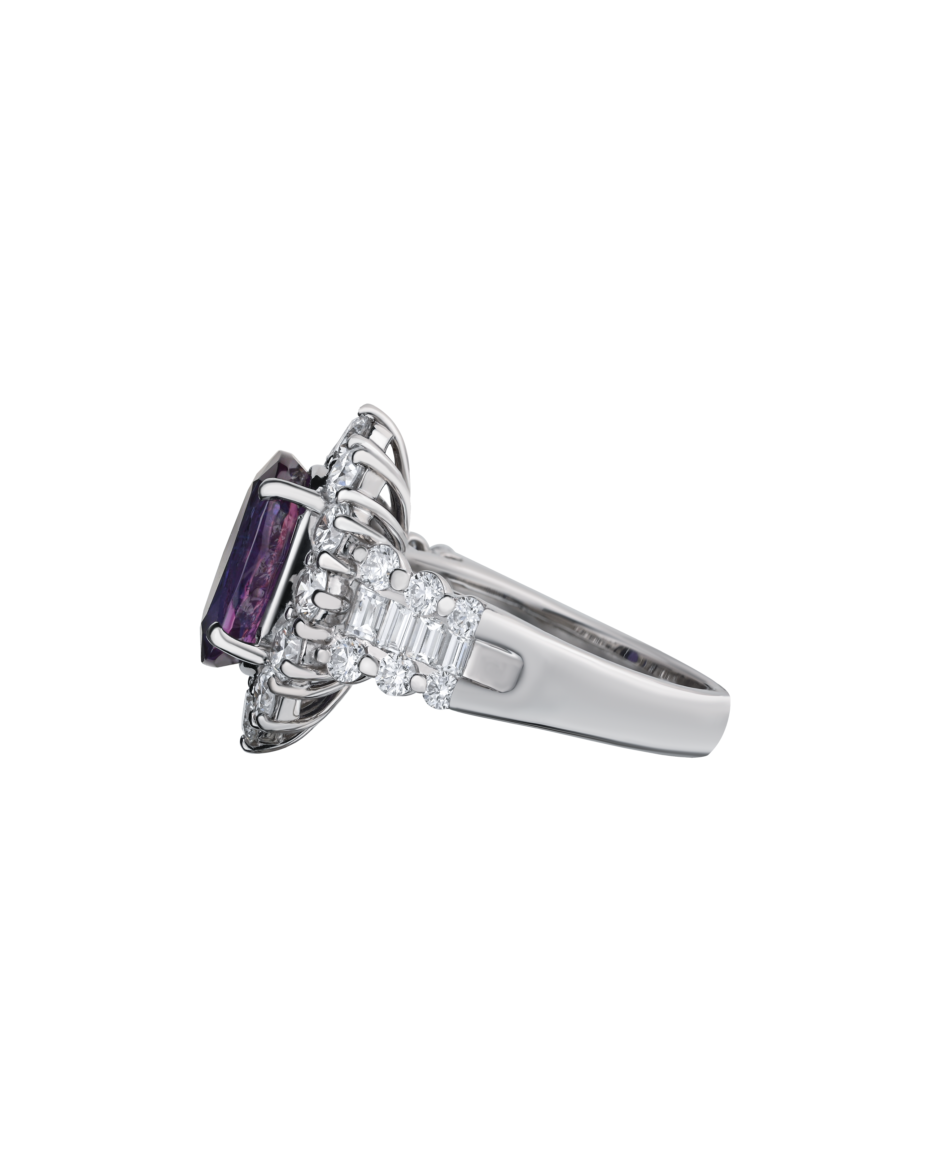 3.78 ct. Certified Alexandrite Ring