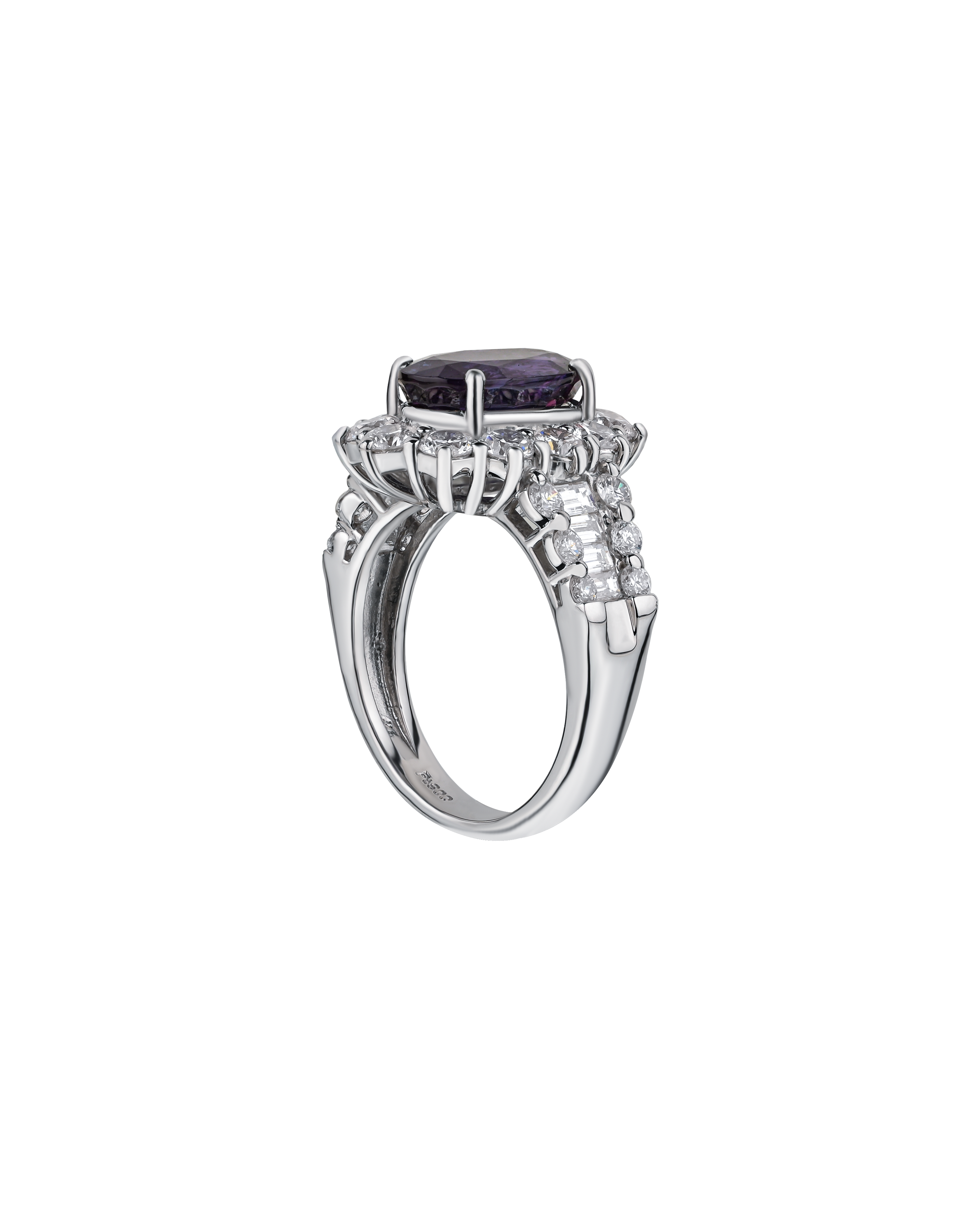 3.78 ct. Certified Alexandrite Ring
