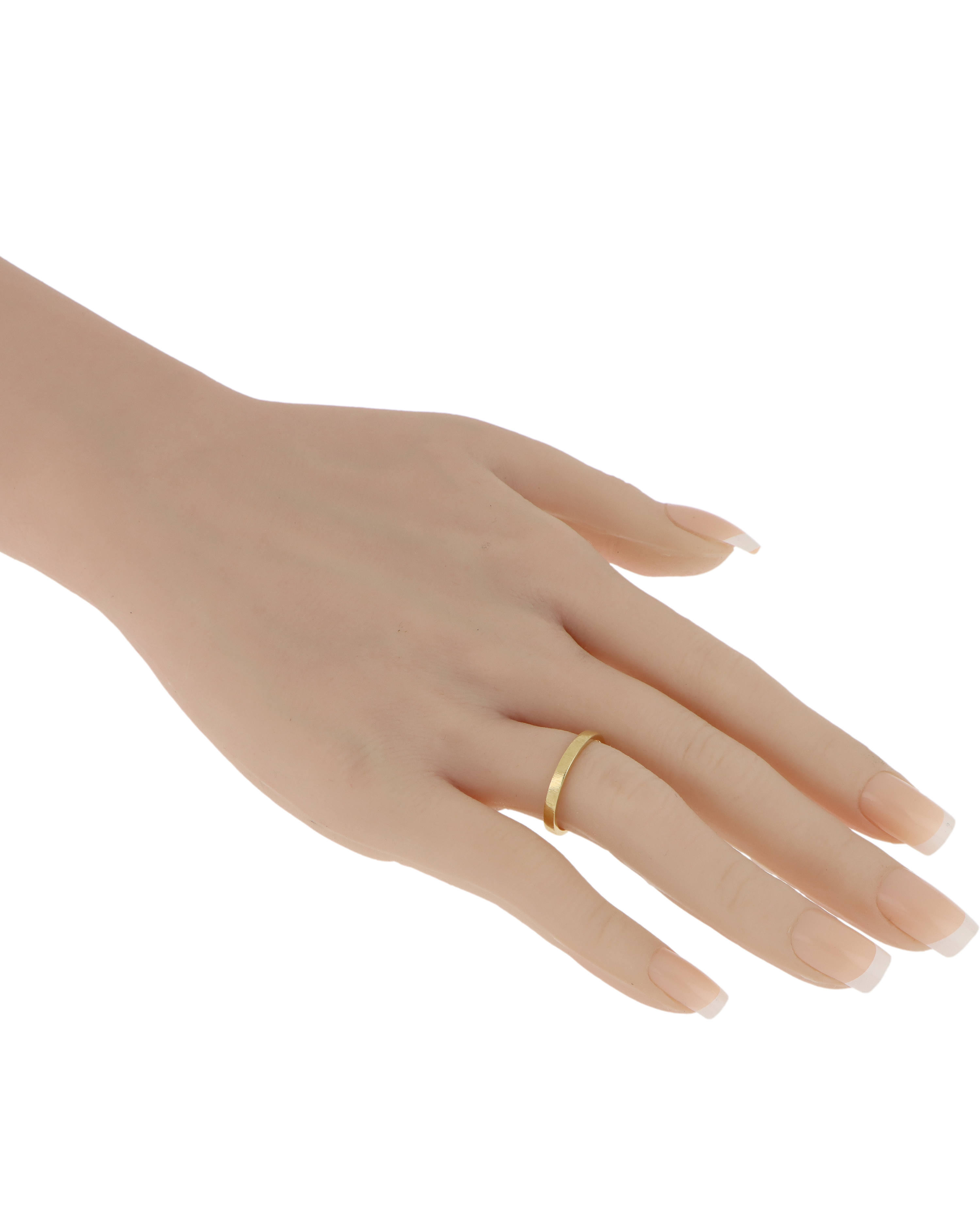 Textured 18k Yellow Gold Ring 
