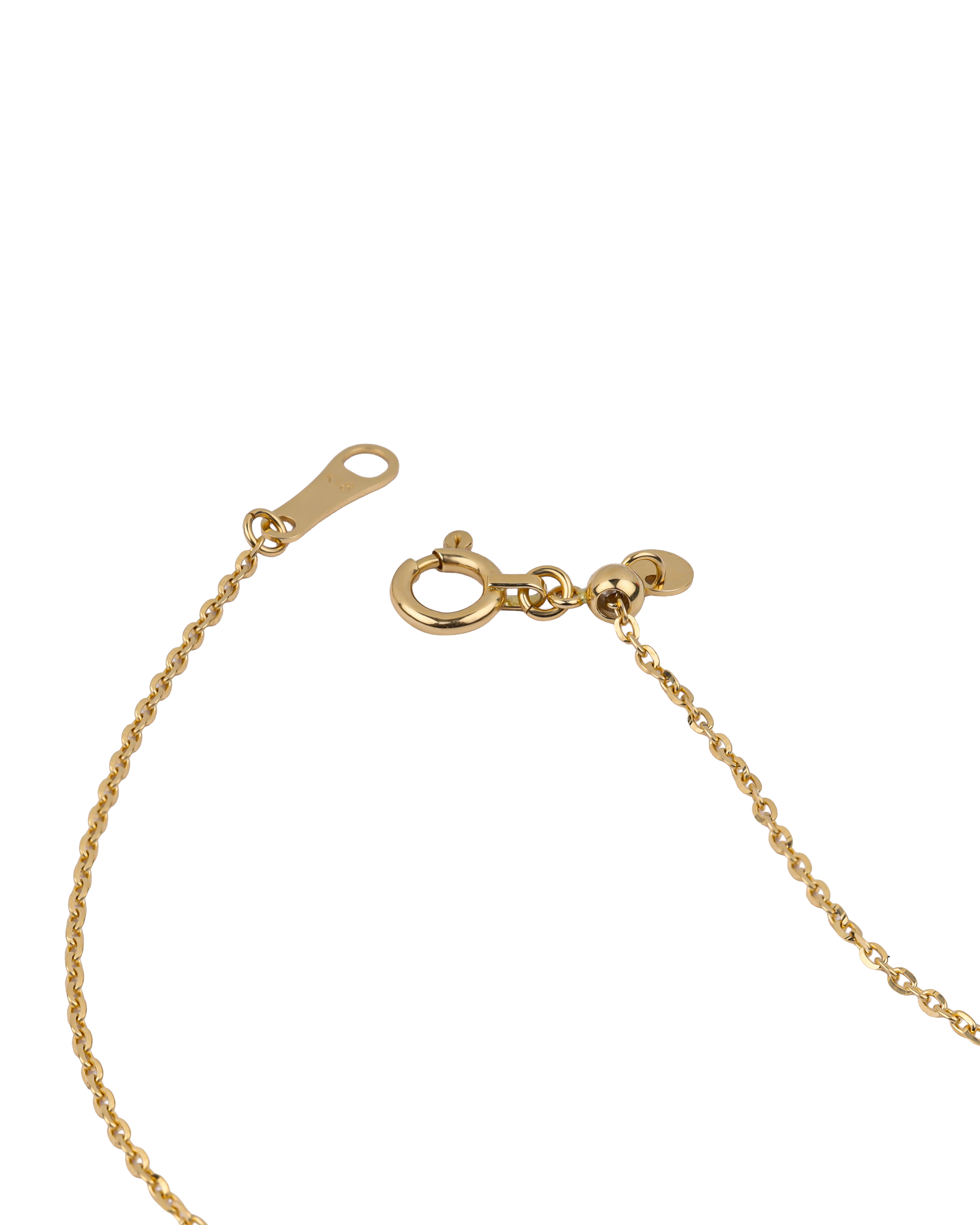 K18 Yellow Gold Akoya Baby Pearl Vertical Pendant Necklace