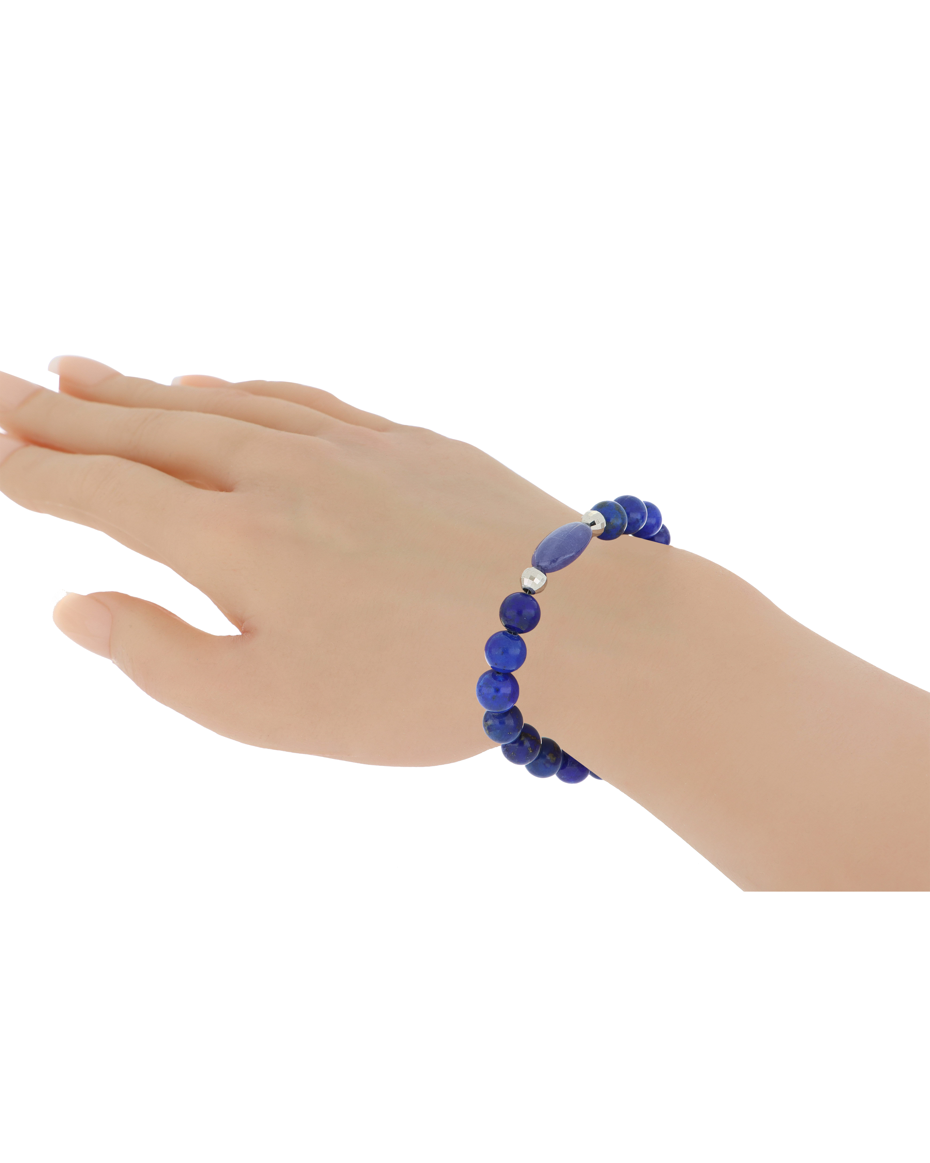 Lapis Lazuli Beaded Bracelet