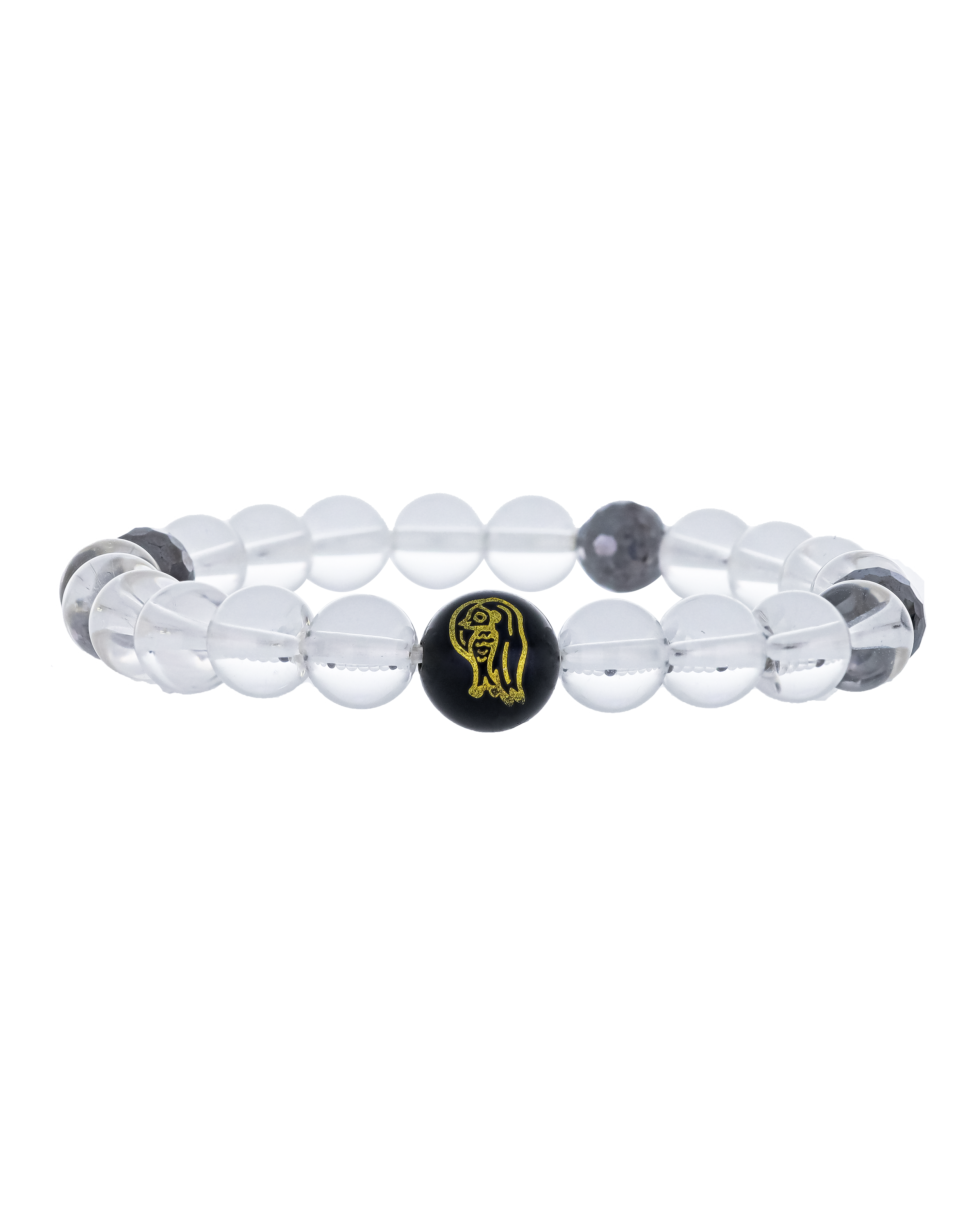 Symbolic Fine Jewelry Beaded Translucent Bracelet