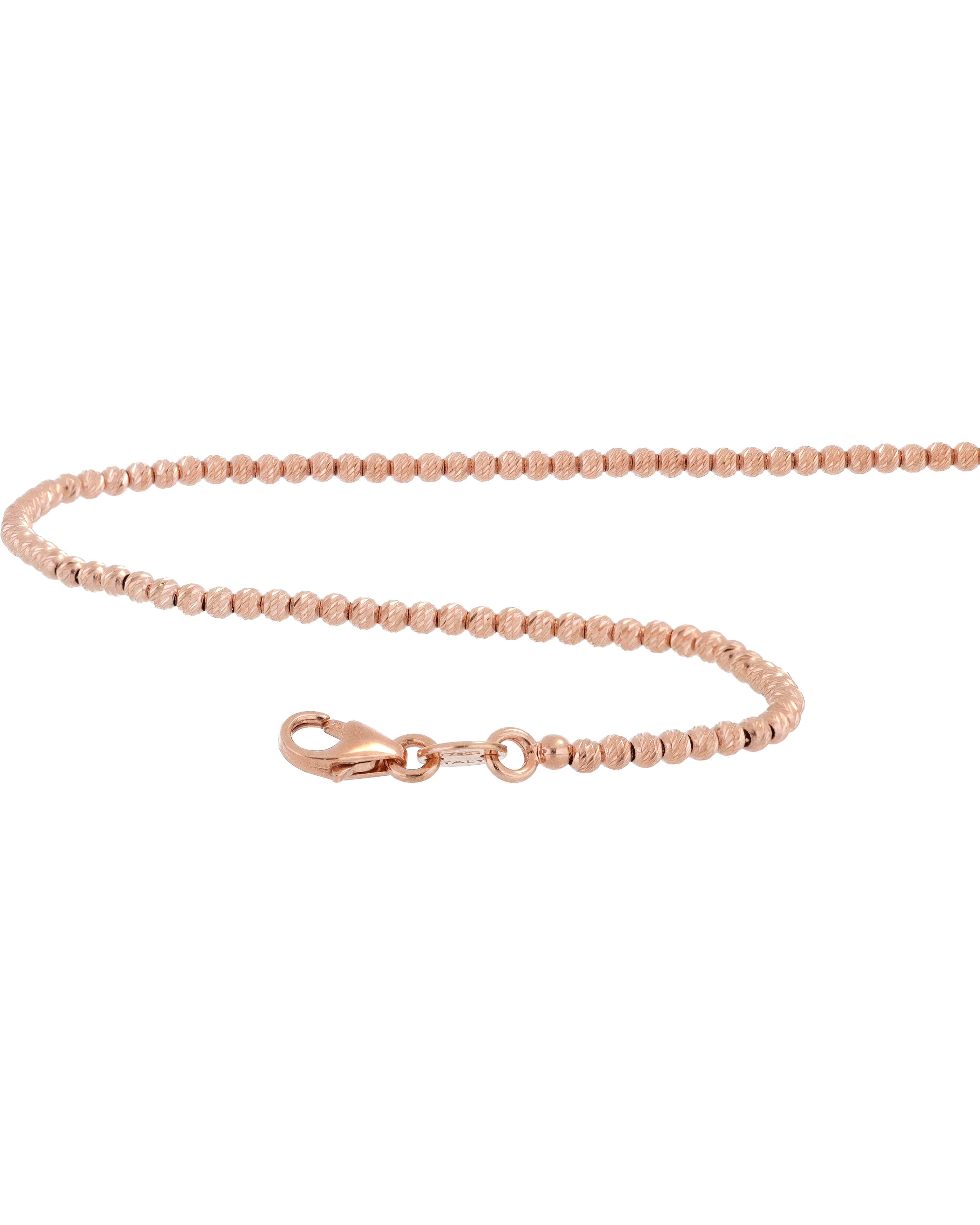 Pink Gold Dainty Beaded Bracelet