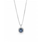 No Heat Tanzanian Cobalt Spinel Stone Classic Pendant For Women