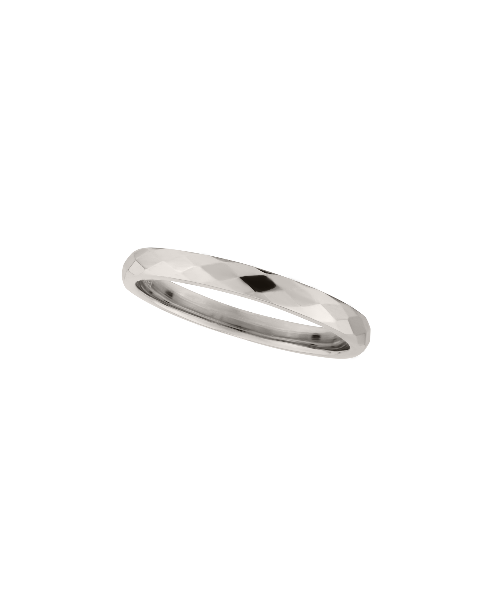 Textured Platinum Ring