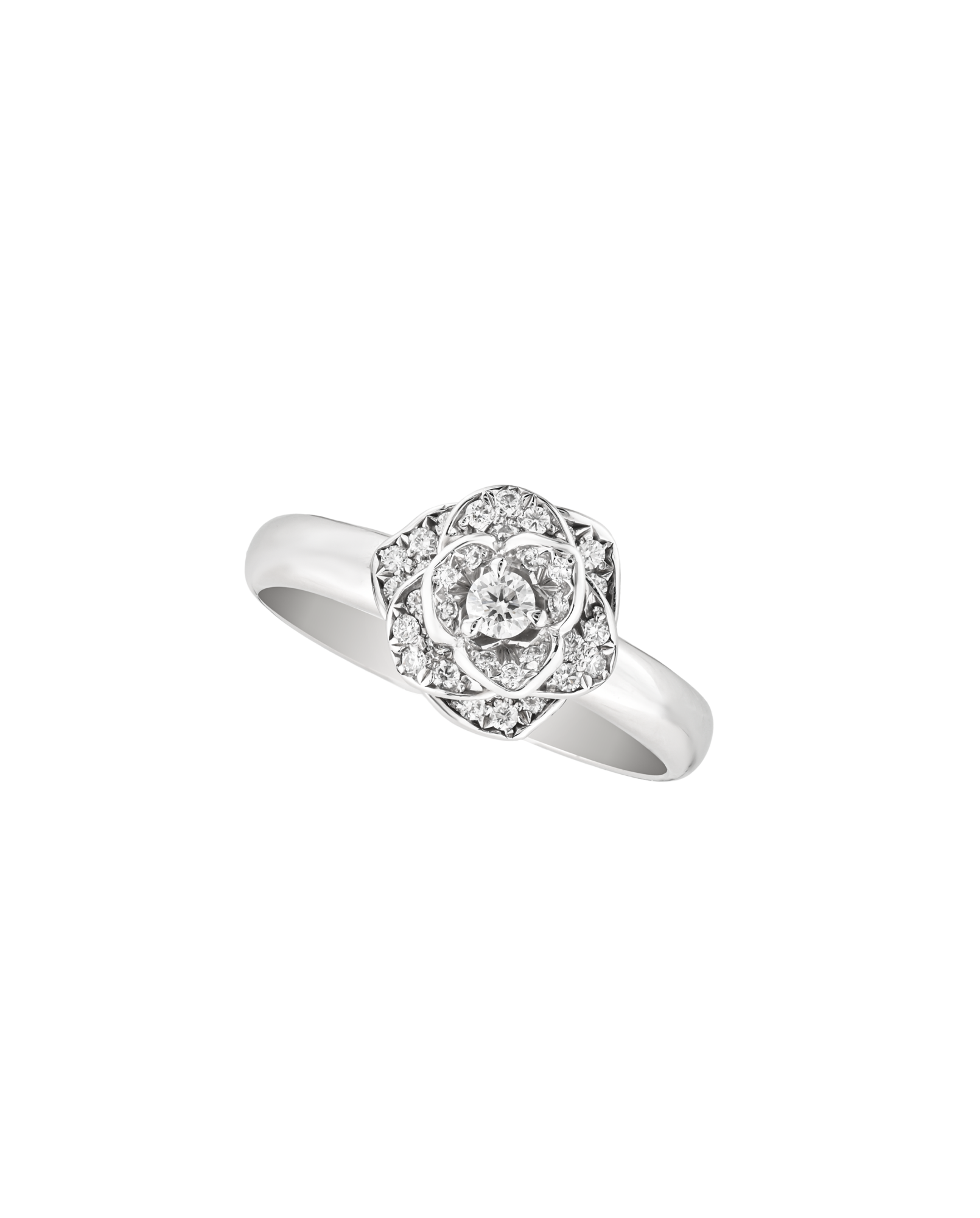 0.33 ct Rose Cut Diamond Ring