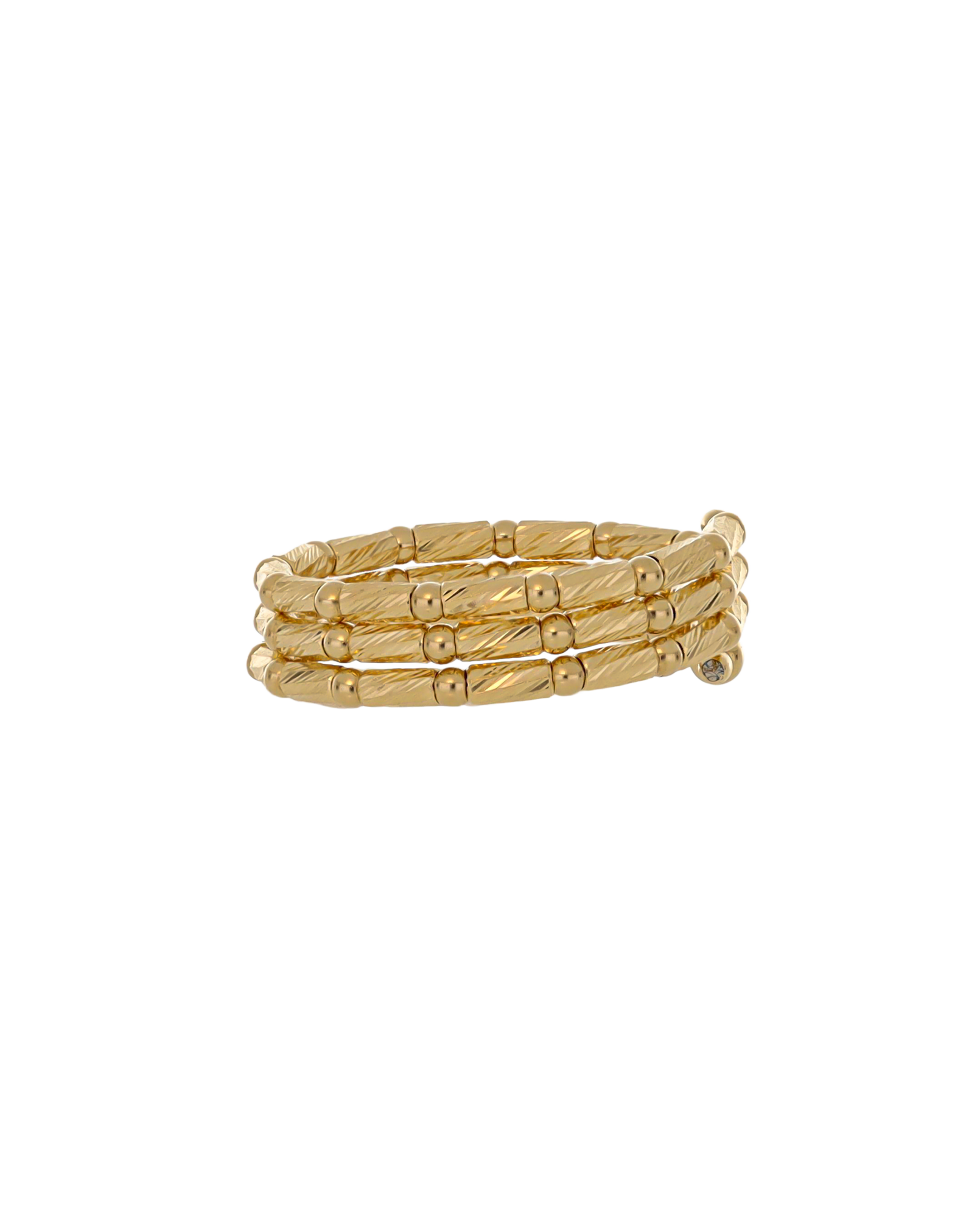 Yellow Gold Multi-Band Stackable Ring 