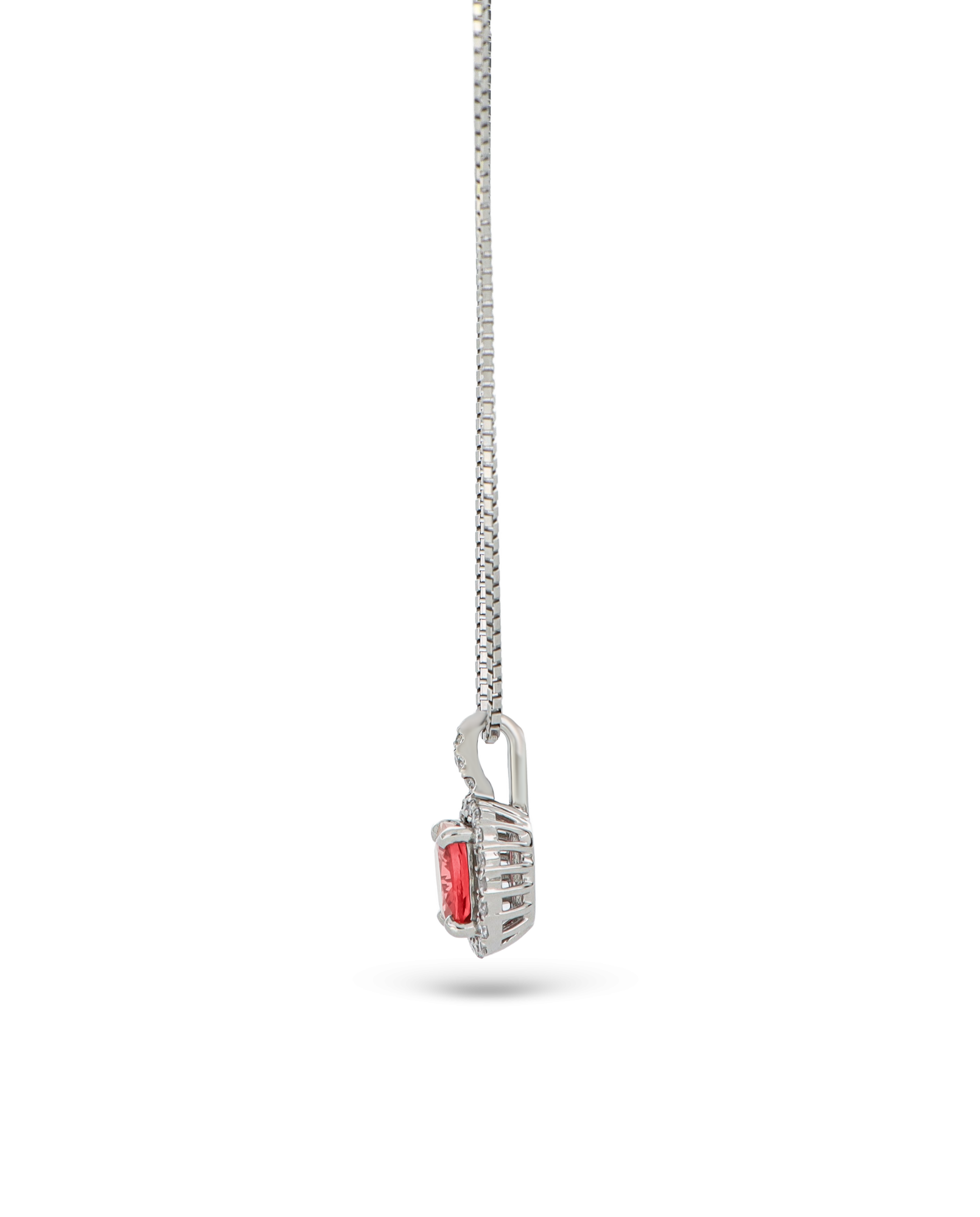 Spinel Stone Exclusive Pendant In Cushion Cut For Women