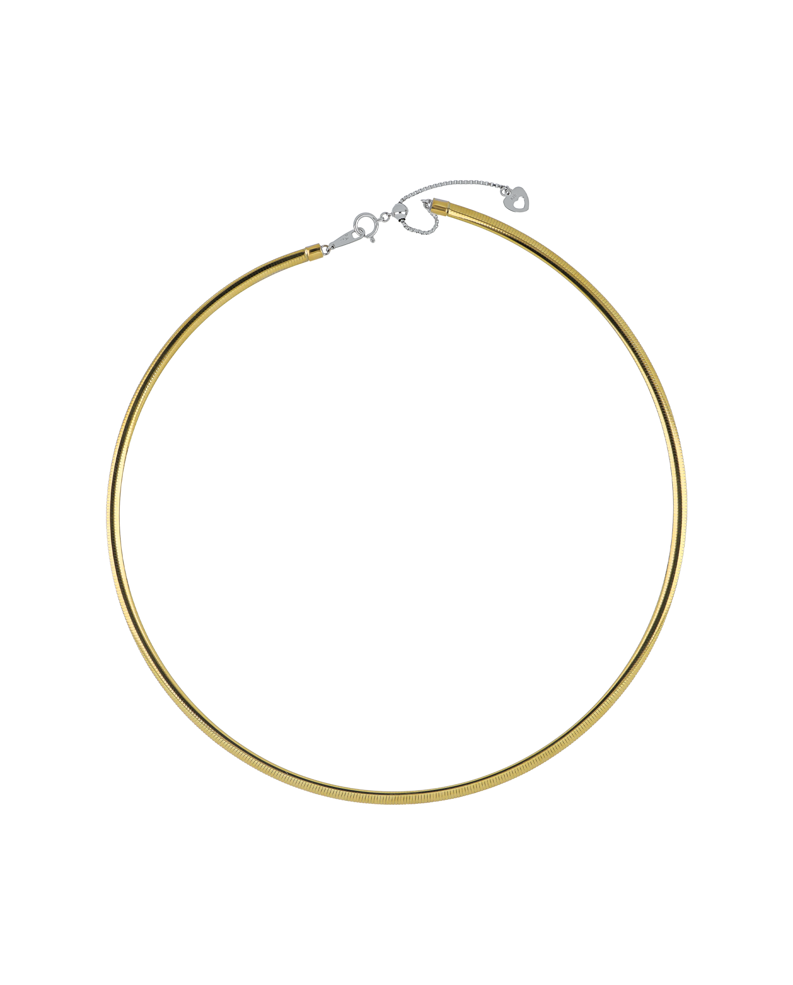 Double-Sided Necklace in Dual Gold