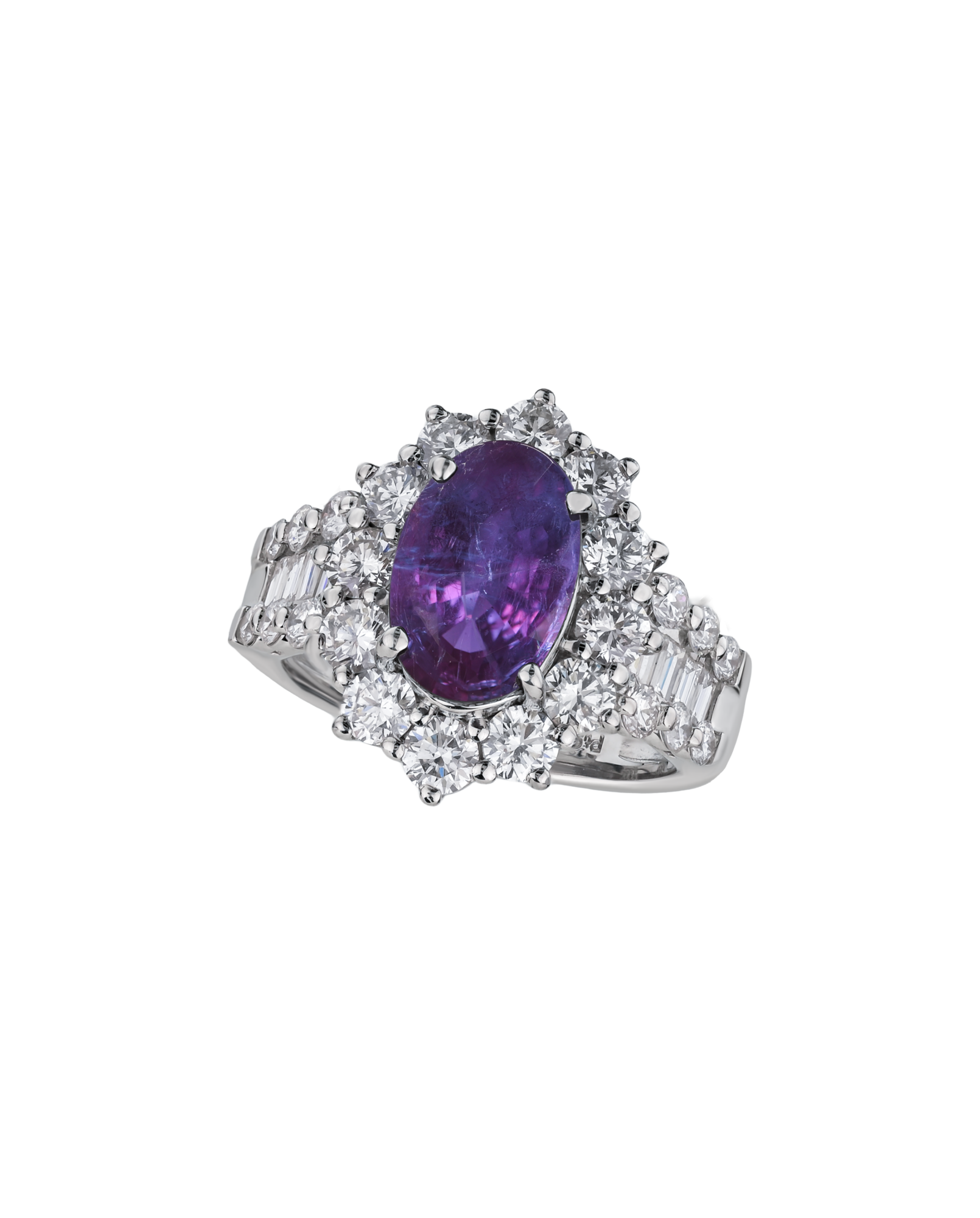 3.78 ct. Certified Alexandrite Ring