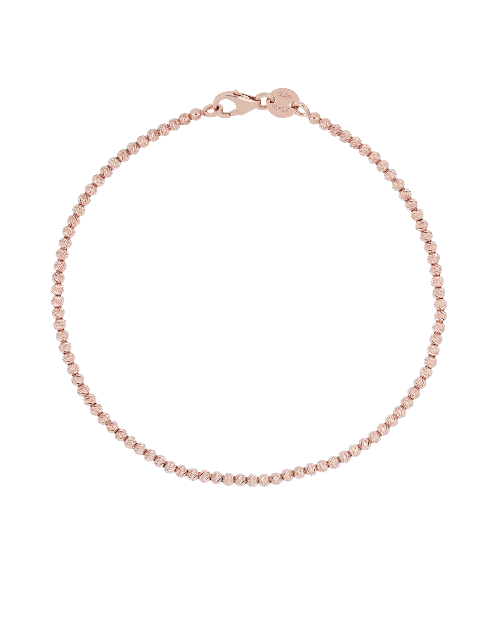 Luxury Pink Gold Beaded Bracelet