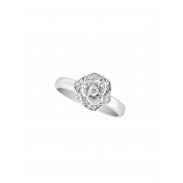 0.33 ct Rose Cut Diamond Ring