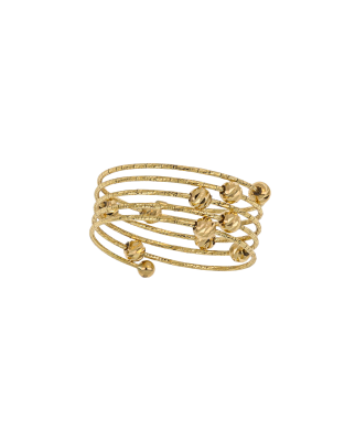 Platinum Sculptural Multi-Band Ring Modern Design