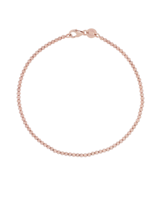 Luxury Pink Gold Beaded Bracelet