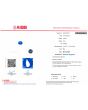 TEST (H) Sri Lankan Blue Sapphire Ring In Oval Motif