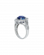 Certified Blue Sapphire Exclusive Ring With Platinum Band