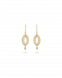 Textured Drop Earrings in 18k Yellow Gold