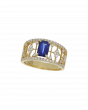 Sapphire Ring in Yellow Gold From Sri Lanka