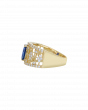 Sapphire Ring in Yellow Gold From Sri Lanka