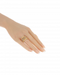 Tri-Tone Gold Multi-Band Flexi Ring