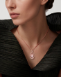 Lepidocrocite Quartz & Diamond Infinity Pendant