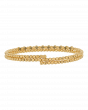 18K Yellow Gold Beaded Flexi Bracelet