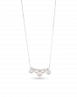 RoundBar Platinum Akoya Pearl Pendant Necklace