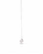 RoundBar Platinum Akoya Pearl Pendant Necklace
