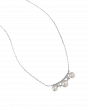 RoundBar Platinum Akoya Pearl Pendant Necklace
