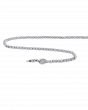 White Gold Dainty Beaded Bracelet
