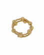 Classic Beaded Stackable Ring in 18k Yellow Gold