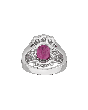 Certified 5.04 ct No Heat Ruby Diamond Ring