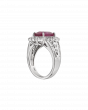 Certified 5.04 ct No Heat Ruby Diamond Ring