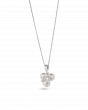 Platinum Pearl Rounded Drop Pendant Luxury Design