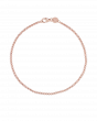 Pink Gold Dainty Beaded Bracelet